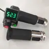Manillar de coche eléctrico tipo A de dos secciones, tres velocidades + control de crucero, pantalla verde, accesorios para coche eléctrico, manillar de control de velocidad, manillar del acelerador