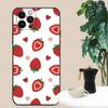 Funda de teléfono de dibujos animados de fresa roja deliciosa para comercio exterior de iPhone 15