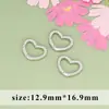 Hebilla de Cerdo Nariz de Amor en Forma de Corazón Chapada en Oro Verdadero 18K Hebilla de Conexión Japonesa Hebilla de Resorte O Ovalada Pendientes Collar Mitad