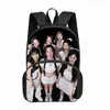 Nova Mochila Escolar Temática de Monstro Bebê para Alunos do Ensino Fundamental 16 polegadas Estampa de Desenho Animado Mochila de Grande Capacidade Redutora de Peso