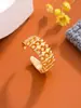 Anel de casal treme rápido mão atacado cobre puro não desbota anel mais que s925 cor prata feminino design minoritário senso