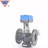 Válvula de Duas Vias Elétrica Hugong de Xangai Vb7200 Válvula Reguladora com Interruptor Flangeado Válvula Reguladora de Fluxo de Duas Posições