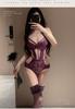 Deseo Sexy Lencería Sexual Sexy Abstinencia Pecho Pequeño Conjunto Uniforme Vestido Tentación Sin Quitar Ropa Bata de Burlas en la Cama 0983