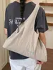 2026 Nuevo Estilo de Verano Estilo Perezoso Bolso de Gran Capacidad para Viajes Diarios Bolso de Hombro de Lona de Moda Casual de Alto Valor