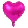 Decoraciones de Escena con Globos de Cumpleaños de Amazon Transfronterizos Suministros de Cumpleaños Boda Inauguración Globos de Película de Aluminio de 18 pulgadas en Forma de Corazón