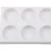 Ruida Paleta Profunda de Seis Agujeros Fabricante Nuevo Material Paleta de Acuarela Paleta de Gouache Caja Especial para Paleta de Pintura China