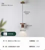 Nova luminária pendente de cabeceira estilo chinês em madeira nogueira preta, minimalista, luxo leve, sensação de alta qualidade, adequada para sala de jantar, balcão de bar, hall de entrada e corredor