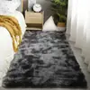 Alfombra Gruesa y Suave para Dormitorio, Alfombra de Mesita de Noche Moderna y Resistente a Manchas, Adecuada para Ventana, Balcón, Sala de Estar y Cobertura de Habitación Completa, Alfombra de Lana de Seda