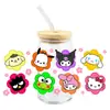 Sanrio coolometi UV DTF transferencia cristal transparente pegatinas impermeable resistente a rayones caricatura al por mayor transfronterizo