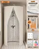 [Espesor de 8 mm con Algodón] Cubierta Cálida para Bañera para Bañarse en Invierno Sin Pasar Frío, Cortina de Baño para el Hogar, Cubierta Aislante, Carpa