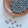 Acessórios de Lótus Azul Queimado Banhados a Prata 925 que Preservam a Cor Esmalte Cloisonné Miçangas Espaçadoras para Pulseira DIY Acessórios para Pulseira Estilo Chinês Atacado
