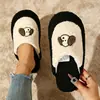 Pantufas de algodão fofas para casa para mulheres, outono e inverno, dropshipping transfronteiriço, pantufas internas silenciosas de sola macia, personalizáveis e disponíveis para atacado