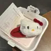 Lindo Peluche de Gatito Sweet Ankela Pinza para el Cabello con Lazo Rojo para Niñas, Dibujo Animado Bb Accesorio para el Cabello al por Mayor