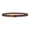 Cinturón de Cuero Genuino Vintage Versátil para Mujer Hebilla de Pin Mate Moda Simple Decorativo Pantalones Sentido de Alta Gama Cinturón Mujer Transfronterizo
