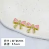 Moda DIY Casual de Nicho Elegante Aleación Colgante de Lazo Accesorios de Joyería Pulsera Pendientes Material