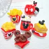 Resina Desenho Animado Conto de Fadas Estilo Qiqi Decoração Acessórios Case de Celular DIY Chaveiro Cola de Creme Charms para Tamanco