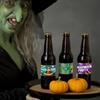 Nueva pegatina europea y americana para botella de agua de Halloween, decoración de festival de fantasmas y terror, etiqueta para copa de vino, decoración para botella de bebida