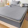 Verano color sólido seda de hielo fresca látex gorro de cama juego de tres piezas verano tapete de seda de hielo tapete para aire acondicionado lavable mayoreo