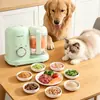 Processador de alimentos para animais de estimação tudo-em-um para cozinhar no vapor e cozinhar, máquina multifuncional de misturar e moer, pequeno fabricante de alimentos para animais de estimação para gatos e cães, suprimentos para animais de estimação