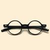 Armazón de anteojos retro marrón esmerilado para hombres y mujeres se puede equipar con lentes para miopía alta armazón pequeño redondo armazón de anteojos TR90 moda