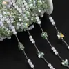 Cadena de Joyería Hecha a Mano DIY Accesorios Mariposa Espaciador Perla Cadena de Cobre Pendientes Borla para Ropa Materiales Hechos a Mano Venta al por Mayor