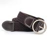 Cinto Masculino Casual Elástico Tecido Fivela de Pino de Liga Sem Furo Cinto Elástico para Calça Feminina Lona Cinturão Coreano Tendência