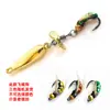 Kung Fu Mosca Pequena Hélice Giratória Lantejoulas Gancho Modificado Rio Micro Isca Equipamento de Pesca com Mosca Cavala Asp