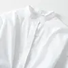 Camisa Casual de Popelina Zhongshan de Manga Larga de Color Sólido para Mujer, Nueva Colección Primavera 2026 Transfronteriza AliExpress 7814200