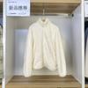 Chaqueta de forro polar largo con cuello alto para mujer otoño e invierno, con cremallera, cárdigan de piel de manga larga para mujer SY449753