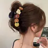 Presilha de cabelo laço estilo coreano para mulheres, novo modelo 2026, elegante e estiloso, grande presilha de tubarão para a parte de trás da cabeça, acessório de cabelo