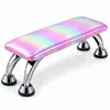 Reposamanos Rectangular para Uñas Transfronterizo Soporte para Uñas Almohada de Mano Cuero PU Resistente a Manchas Fácil de Limpiar Reposamanos Especial para Salón de Uñas Soporte para Mano