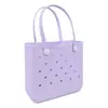 Bolsa de Playa Eva de Gran Capacidad, Bolso Tote Ligero Estilo Coreano, Patrón de Impresión Digital Personalizable, Bolso de Hombro Estilo Ins con Agujeros