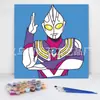 20*20 Pintura al Óleo Digital de Dibujos Animados de Anime Pintura Decorativa DIY para Colorear Hecha a Mano para Niños Stock Listo Pintura al Óleo Digital al por Mayor