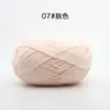 Venta al por mayor Bola de Hilo de Algodón Peinado de Leche de 4 Cabos Hilo para Bebé Hilo para Sombrero Bufanda Infantil Hilo para Tejer a Mano DIY