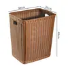 Cesta de Lavandería Estilo Nórdico con Tapa, Contenedor Grande para Ropa Sucia para Baño, Cesto de Lavandería por Wan Hongzhi