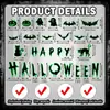 Set de Pegatinas para Coche de Crucero de Halloween Pegatina Magnética Pegatina Decorativa de Dibujos Animados Pegatina para Fiesta Pegatina Festiva Pegatina para Nevera de Fiesta