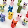 Paisagem Miniatura Impressa em 3D Desenho Animado Dragão Fofo Tesouro Animal Ornamentos Acessórios de Decoração DIY Mini Ornamentos de Mesa