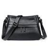 M8851 Bolso Cruzado Sencillo para Mujeres de Mediana Edad y Mayores Estilo Nuevo 2025 Bolso de Madre Bolso de Hombro de Cuero Suave