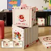 Personalizada según la imagen proporcionada, la cesta de almacenamiento Kalek está completamente impresa y viene con tapa.. Es una caja de almacenamiento de juguetes plegable y una caja de almacenamiento para artículos domésticos varios.