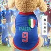 Perro Mascota Perro Pequeño y Mediano Golden Retriever Chaleco de Malla Primavera y Verano Camiseta Mundial Uniforme de Baloncesto Fútbol para Gatos