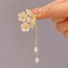 Horquilla con borlas de flores de lirio de los valles de estilo chino, accesorio para el cabello de princesa, para niña y mujer