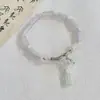Pulsera de Loto de Bambú Estilo Chino Diseño Retro de Nicho Bambú Degradado Pulsera de Alta Calidad para Regalos de Novia