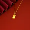 Rojo de Red Imitación Colgante BRICS Chapado en Oro Joyería Rica Imitación Oro Femenina Explosiones Transfronterizas Fuente de Fábrica Venta al por Mayor