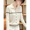 Moda Estilo Coreano Versátil Manga Longa Malha Top Feminino 2026 Outono Inverno Novo Tamanho Grande Emagrecedor Temperamento Gola Alta Top