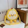 Bolsa de Lona Creme de Desenho Animado Japonês e Coreano 2024 Sazonal Bolsa Fofa para Menina Suave Bolsa Versátil Excêntrica Bolsa Transversal para Mulheres