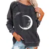 Calavera de Halloween invierno Nuevo Amazon eBay Suéter holgado para mujer divertido divertido estampado para mujer