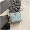 Bolso Nicho Casual de Verano para Mujer 2025 Nuevo Estilo Exquisito Guapo Moderno Bolso Bandolera Popular Portátil Bolso Balde