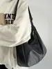 Bolsa Estilo Maillard para Mujer Estilo Coreano Estilo Perezoso Bolso Tote Retro Estilo Universitario Versátil Gran Capacidad Bolso Cruzado para Viajes