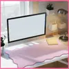 Borda Ondulada Mouse Pad Extra Grande Impermeável Tapete de Mesa para Meninas Estilo Ins Teclado Direto da Fábrica Personalizável