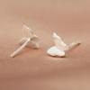 Pendientes de mariposa Nalan S925 hechos a mano en plata de ley con diseño de mariposa, joyería para las orejas, hechos a mano, para mujer, E0518